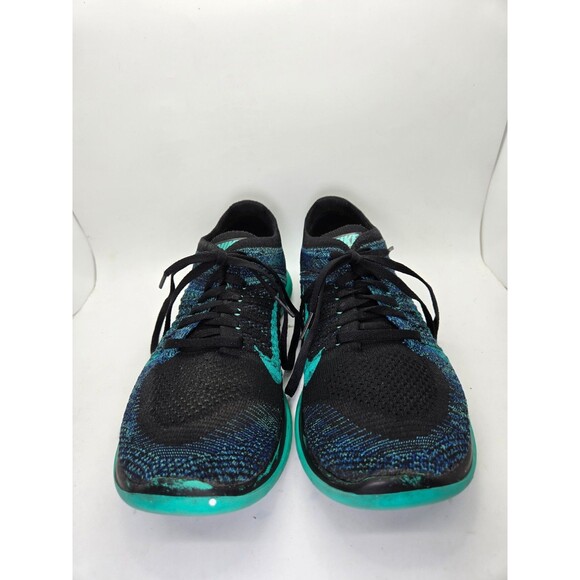 Nike Free 4.0 Flyknit Shoes Women's 8.5 Atomic Teal Running Athletic Sneakers - Picture 2 of 8